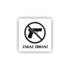 PIC ZAKAZ ZBRANI BILA BR