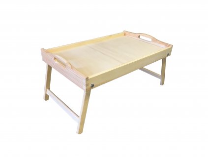 Dřevěný stolek do postele 50x30 cm nelakovaný