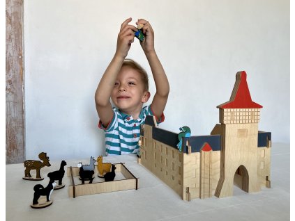 Dřevěná stavebnice Zámek Blatná