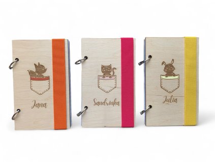 Zápisník se jménem Zvířátka v kapse