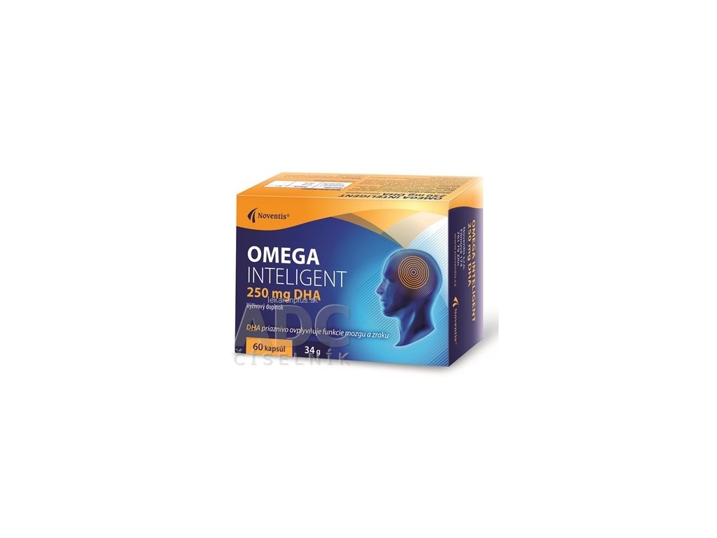 Noventis OMEGA INTELIGENT 250 mg DHA cps 1x60 ks