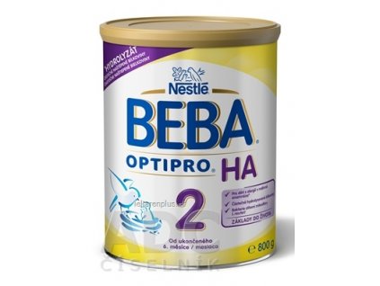 BEBA OPTIPRO HA 2 (inov. zloženie 2018)(následná výživa dojčiat od ukonč. 6.mes.) 1x800 g