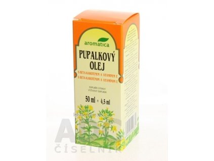 aromatica PUPALKOVÝ OLEJ S BETA-KAROTÉNOM A VIT.E 1x50 ml