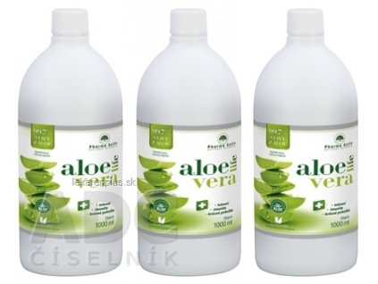 Pharma Activ AloeVeraLife AKCIA šťava z aloe 99,7%, 3x1000 ml (3000 ml), 1x1 set