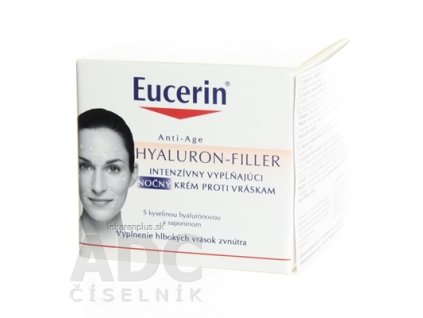 Eucerin HYALURON-FILLER nočný krém proti vráskam intenzívny vyplňujúci krém 1x50 ml