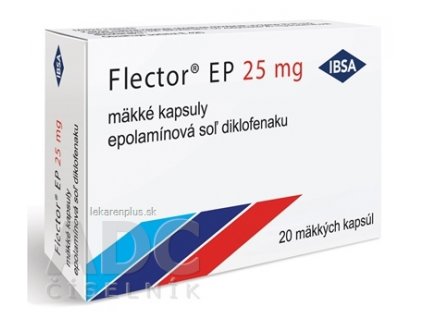 Flector EP 25 mg cps mol (blis.PVC/PE/PVDC/Al) 1x20 ks