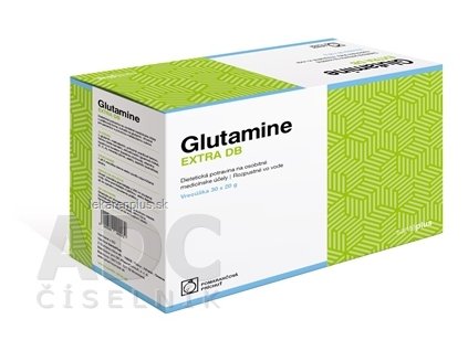 Glutamine EXTRA DB prášok vo vrecúškach (pomarančová príchuť) 30x20 g (600 g)