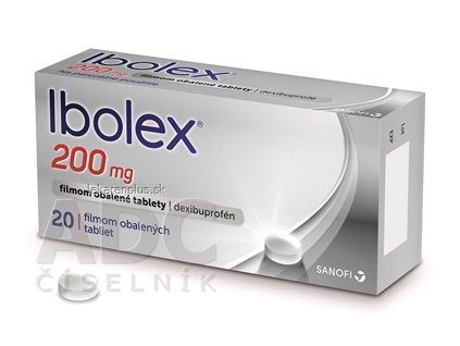 Ibolex 200 mg tbl flm (blis.PVC/PVDC/Al-priehľad.) 1x20 ks