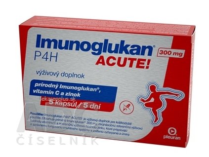 Imunoglukan P4H ACUTE 300 mg cps 1x5 ks