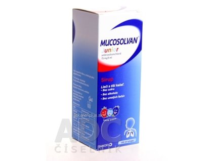 MUCOSOLVAN Junior sir 15 mg/5 ml 1x100 ml