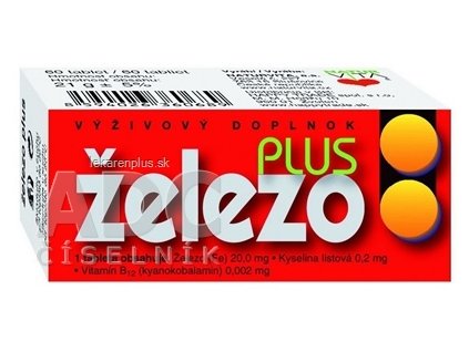 NATURVITA ŽELEZO PLUS tbl 1x60 ks