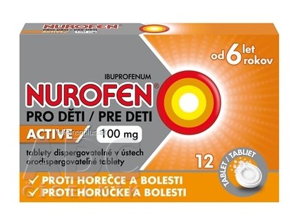 NUROFEN pre deti Active tbl oro 100 mg 1x12 ks