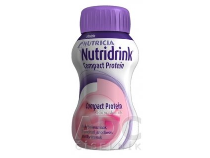 NUTRIDRINK COMPACT PROTEIN s jahodovou príchuťou 24x125 ml