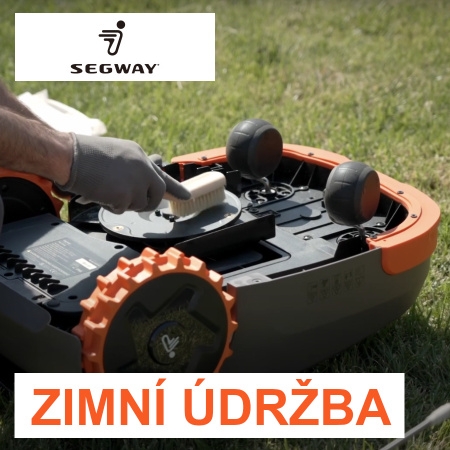 Zimní údržba sekaček Segway