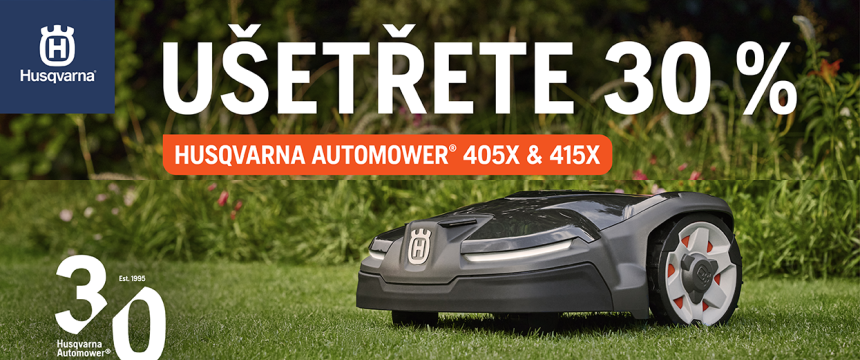 Automowery Husqvarna - Ušetřete 30%