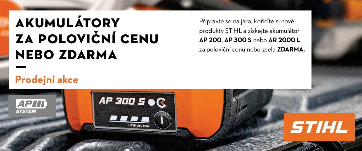 Akce akumulátory STIHL