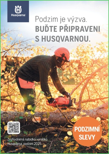 Náhled podzimního letáku Husqvarna 2025