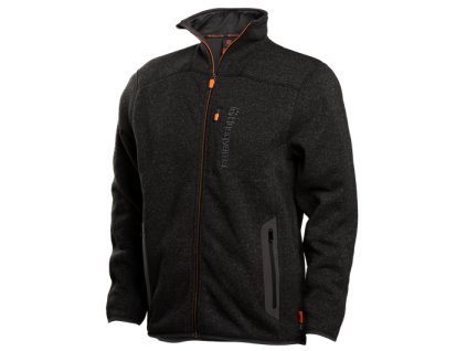 Bunda fleecová šedá - pánská (Velikost S)