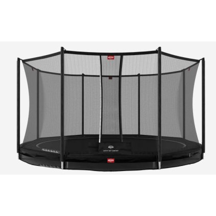 BERG Favorit InGround 380 Black + Safety Net Comfort