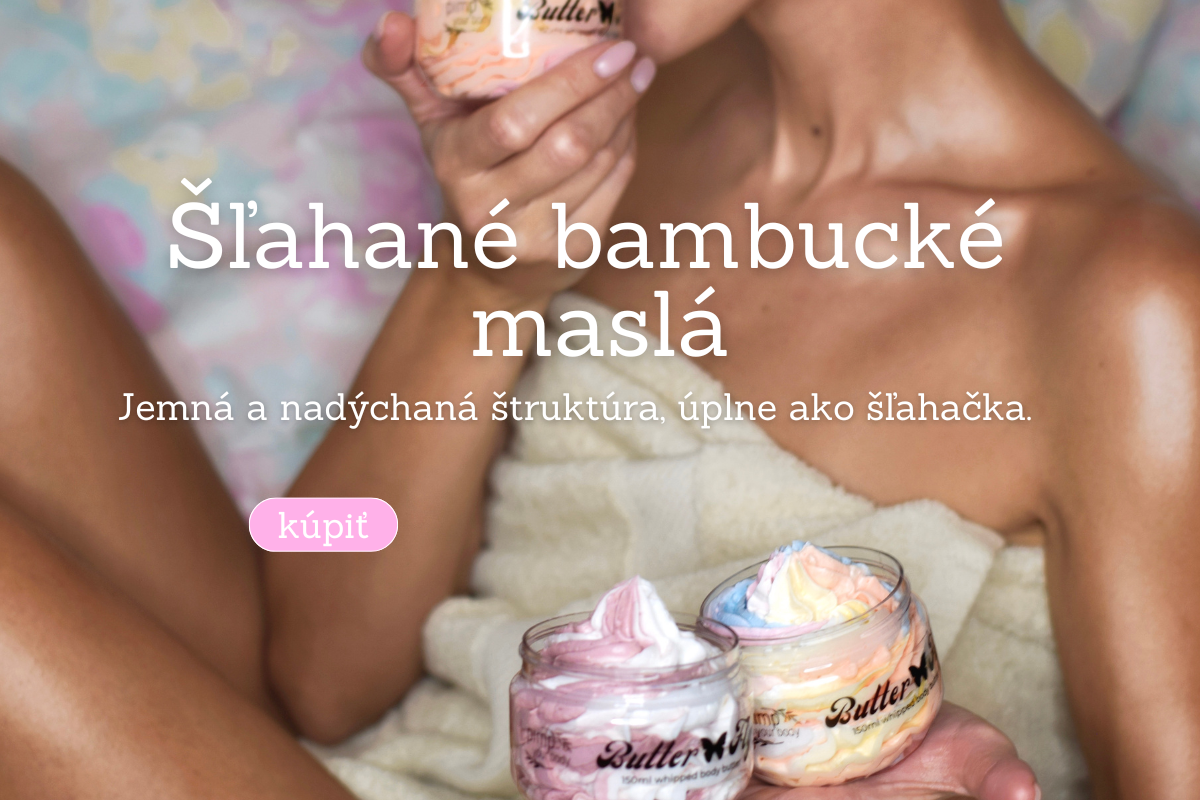 Šľahané bambucké maslá