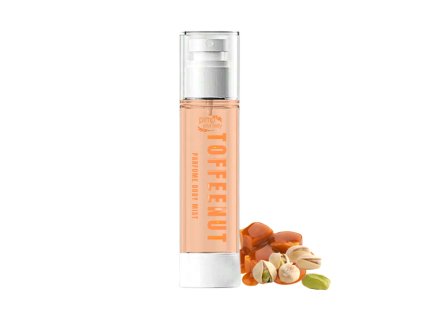 parfume body mist, parfumovana telova hmla toffeenut, pistacia