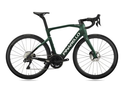KOLO Pinarello NYTRO ROAD E7 - Electro Green (Komponenty + kola SHIMANO Ultegra Di2 2x12 DB (Nytro) + MOST Ultrafast Carbon DB HG11, Velikost 600)