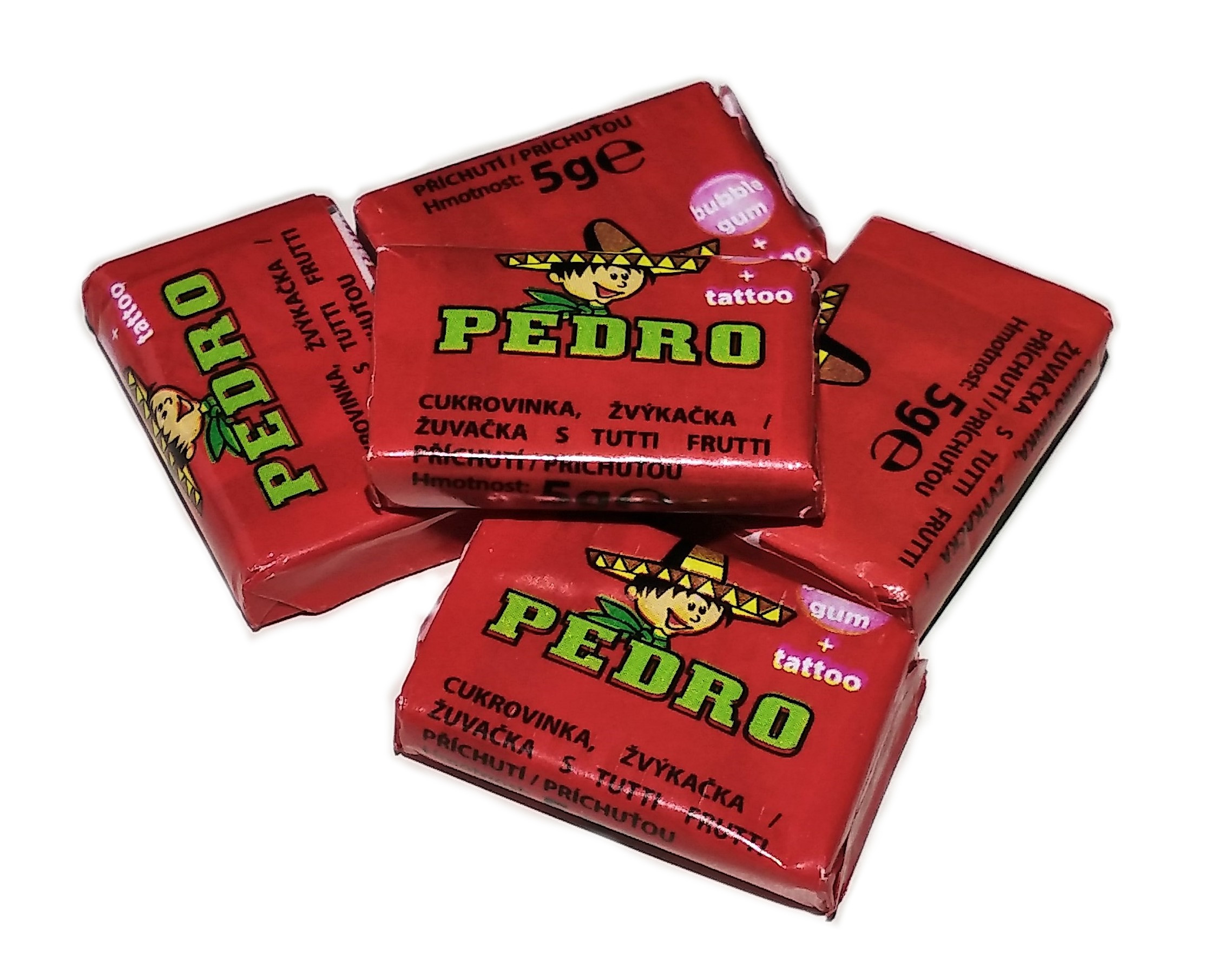 Žvýkačka Pedro s tetováním - Piňata.cz