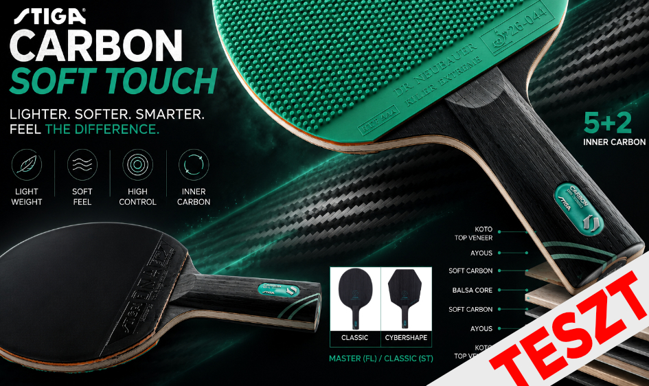 Stiga Carbon Soft Touch teszt