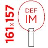 DEF IM = 161x157 mm