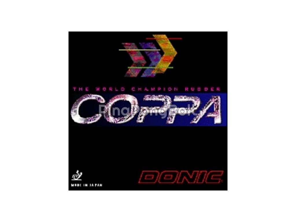 Borítás Donic Coppa (Borítás szín fekete / BLACK, Szivacs vastagság max)