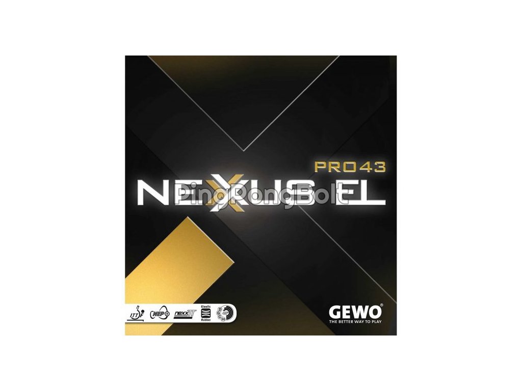 Borítás Gewo NEXXUS EL PRO 43 (Borítás szín fekete / BLACK, Szivacs vastagság max)