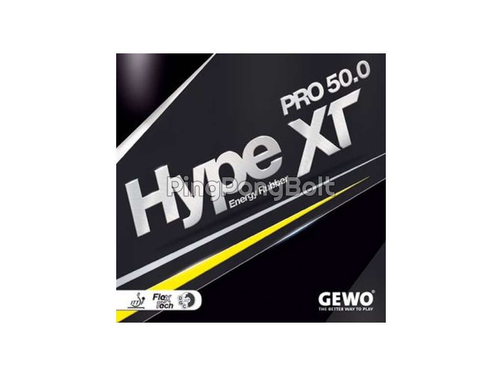 Borítás Gewo Hype XT PRO 50.0 (Borítás szín piros / RED, Szivacs vastagság 1,9 mm)