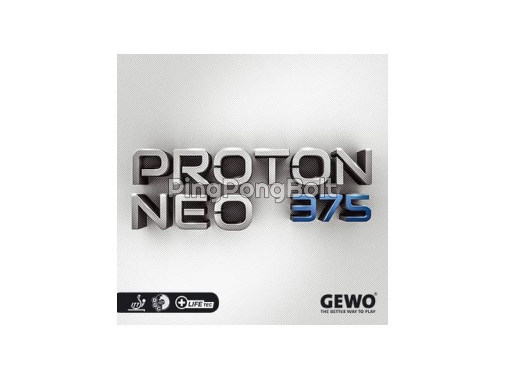 Borítás Gewo Proton NEO 375 (Borítás szín fekete / BLACK, Szivacs vastagság max)