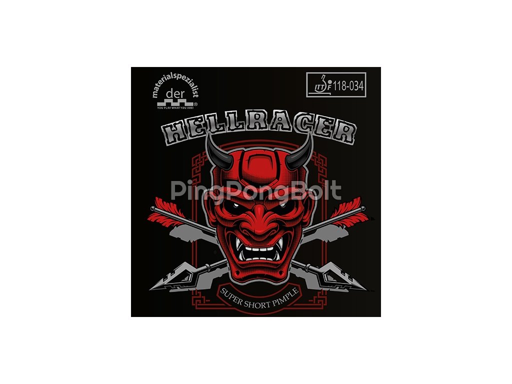 Borítás Der Materialspezialist HELLRACER (Borítás szín fekete / BLACK, Szivacs vastagság 2,1 mm)