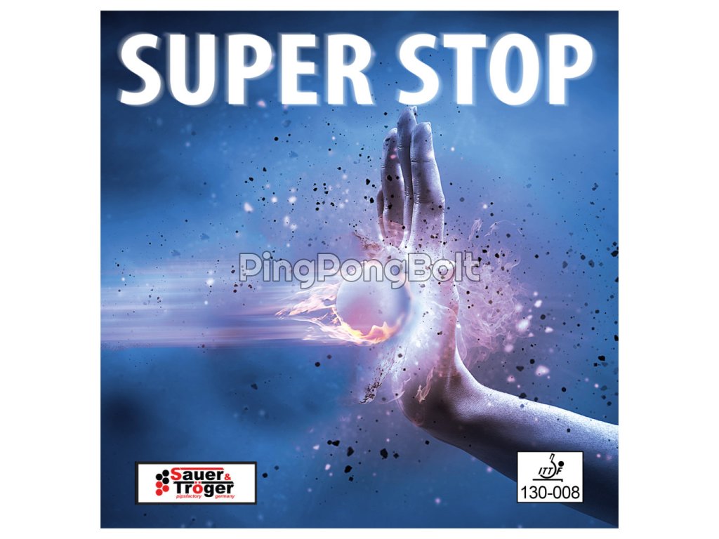 Borítás Sauer & Tröger Super Stop (Borítás szín fekete / BLACK, Szivacs vastagság 1,9 mm)