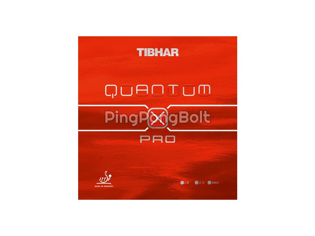 Borítás Tibhar Quantum X PRO (Borítás szín fekete / BLACK, Szivacs vastagság max)
