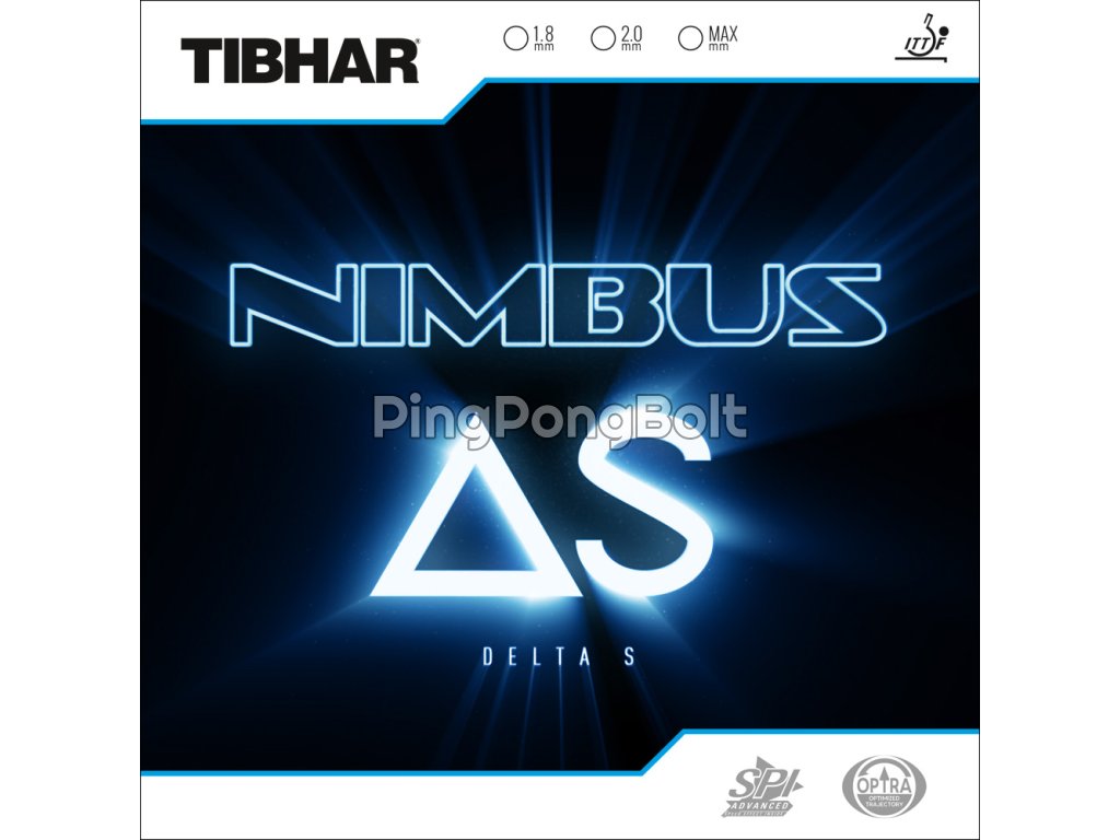 Borítás Tibhar Nimbus Delta S (Borítás szín fekete / BLACK, Szivacs vastagság max)