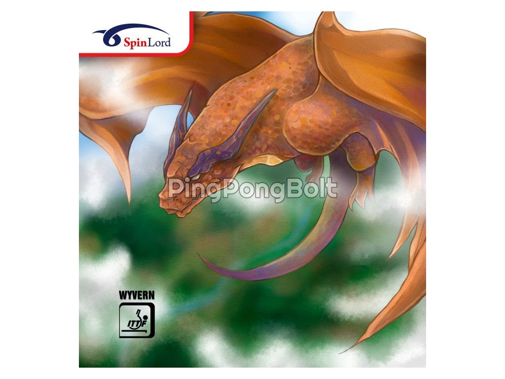 Borítás SpinLord Wyvern OX (Borítás szín fekete / BLACK, Szivacs vastagság OX/0 mm)