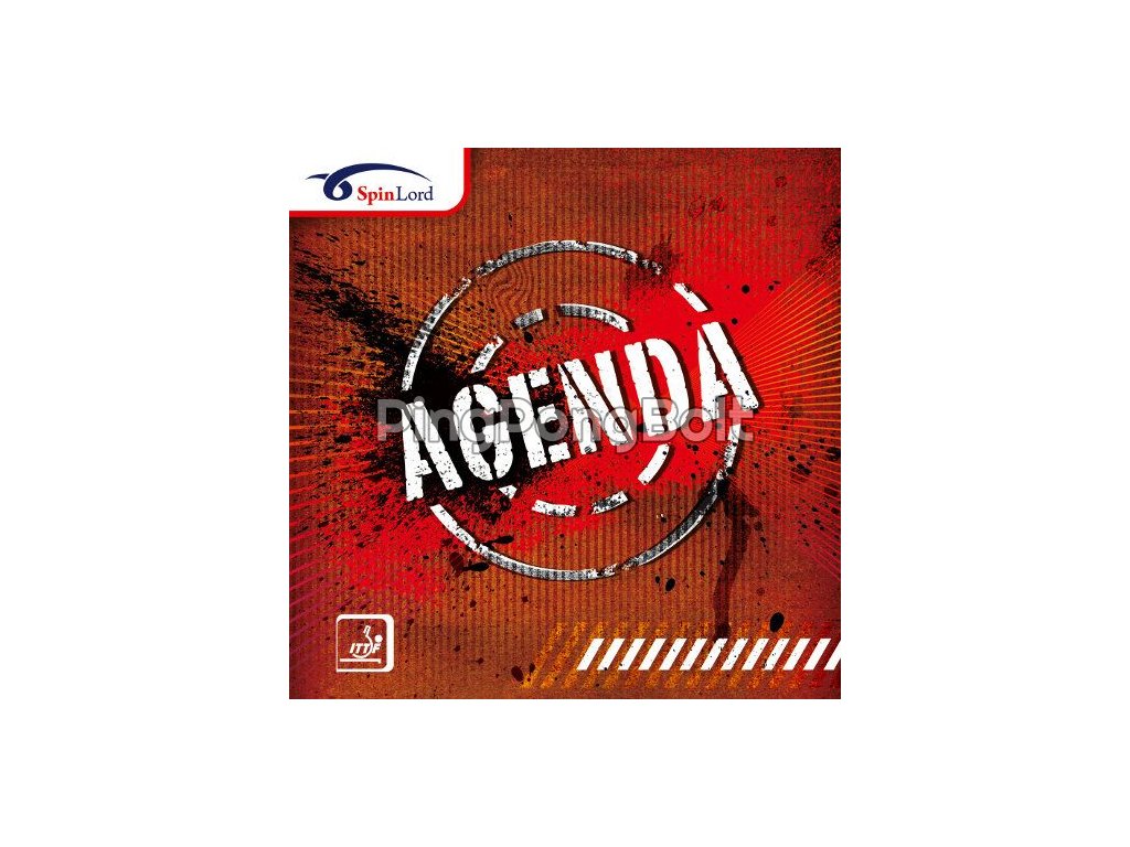 Borítás SpinLord Agenda OX (Borítás szín fekete / BLACK, Szivacs vastagság 1,0 mm)