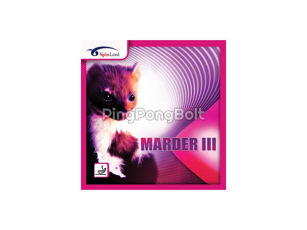 Borítás SpinLord Marder III (Borítás szín fekete / BLACK, Szivacs vastagság 2,1 mm)