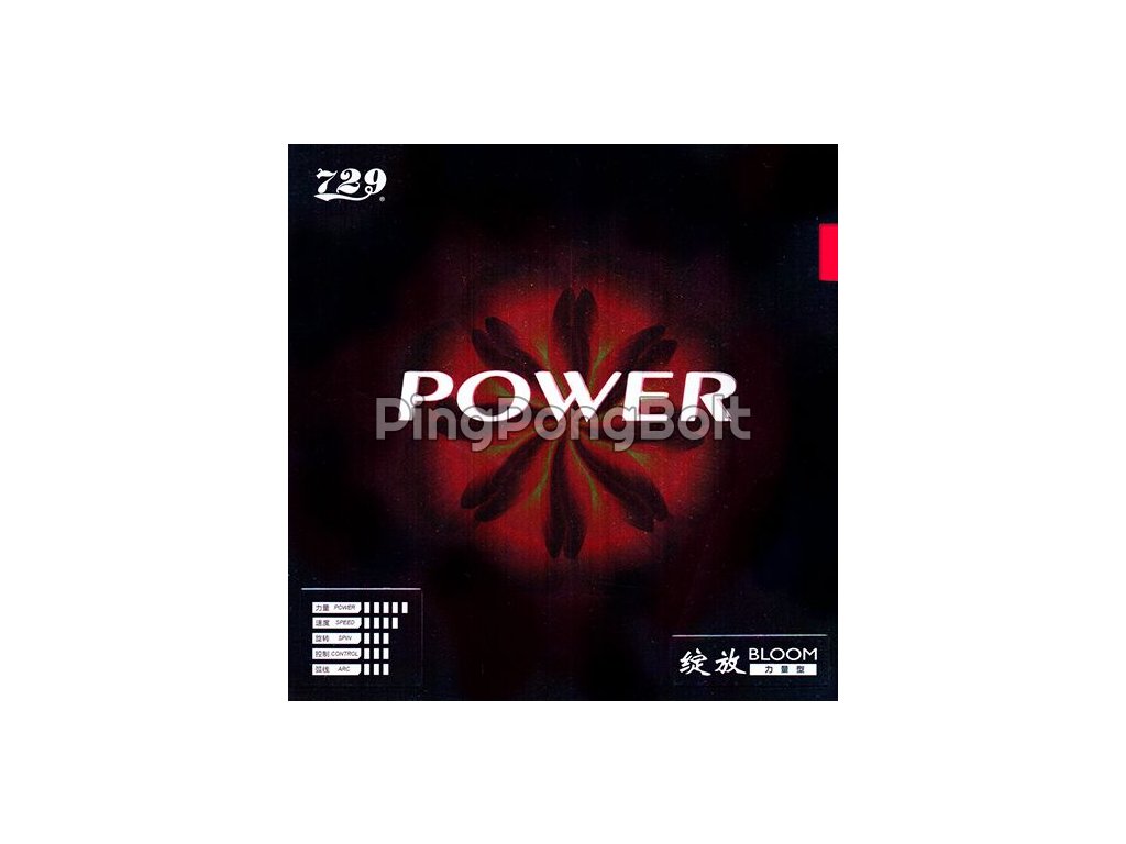 Borítás Friendship Bloom Power (Borítás szín fekete / BLACK, Szivacs vastagság 2,2 mm)