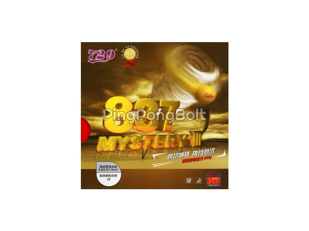 Borítás Friendship 837 Mystery (Borítás szín fekete / BLACK, Szivacs vastagság 0,8 mm)
