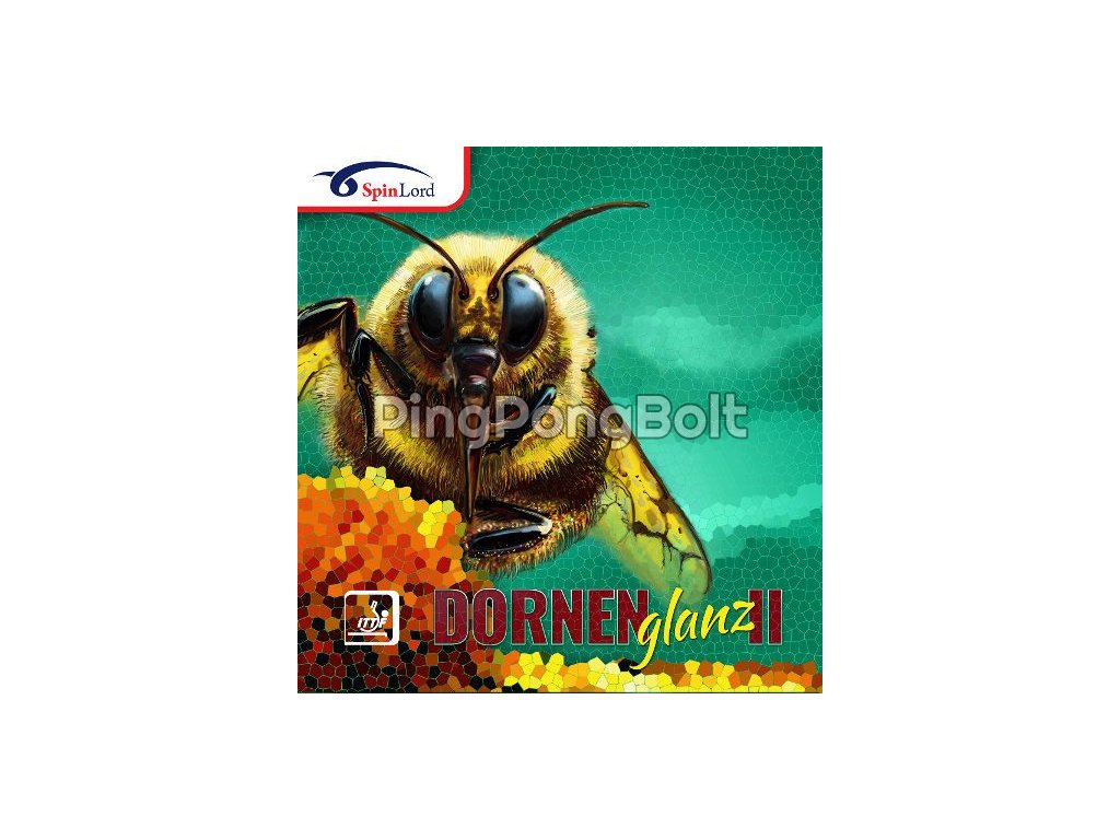 Borítás SpinLord Dornenglanz II (Borítás szín fekete / BLACK, Szivacs vastagság OX/0 mm)