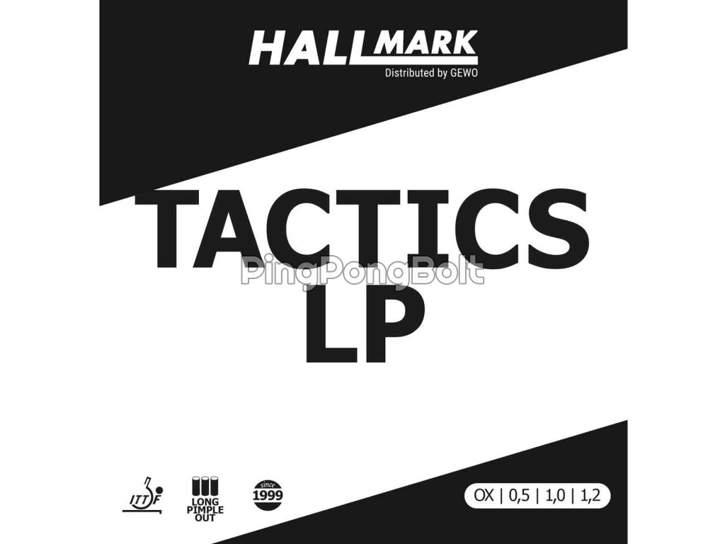 Borítás Hallmark Tactics LP (Borítás szín fekete / BLACK, Szivacs vastagság 1,2 mm)