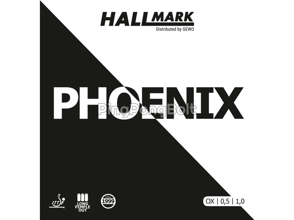 Borítás Hallmark Phoenix (Borítás szín fekete / BLACK, Szivacs vastagság 1,0 mm)