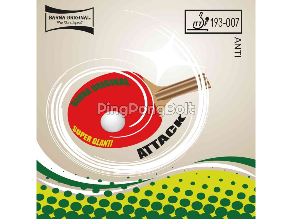 Borítás Barna Original SUPER GLANTI (Borítás szín fekete / BLACK, Szivacs vastagság 1,9 mm)