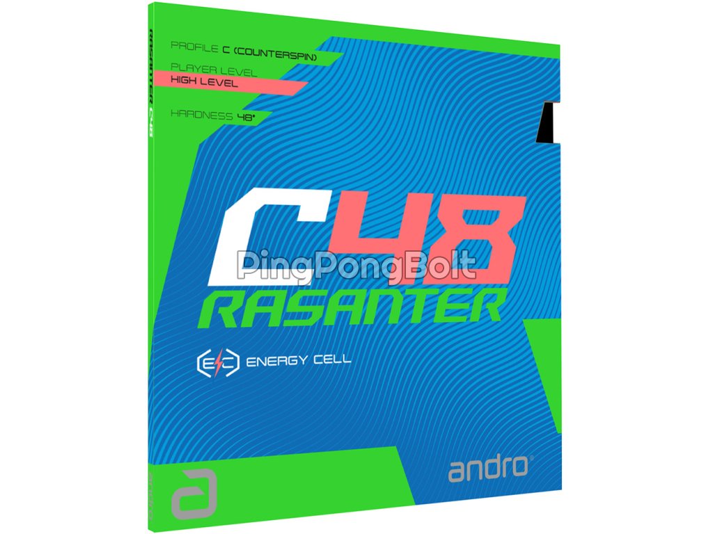Poťah Andro Rasanter C48 (Borítás szín piros / RED, Szivacs vastagság ultramax)