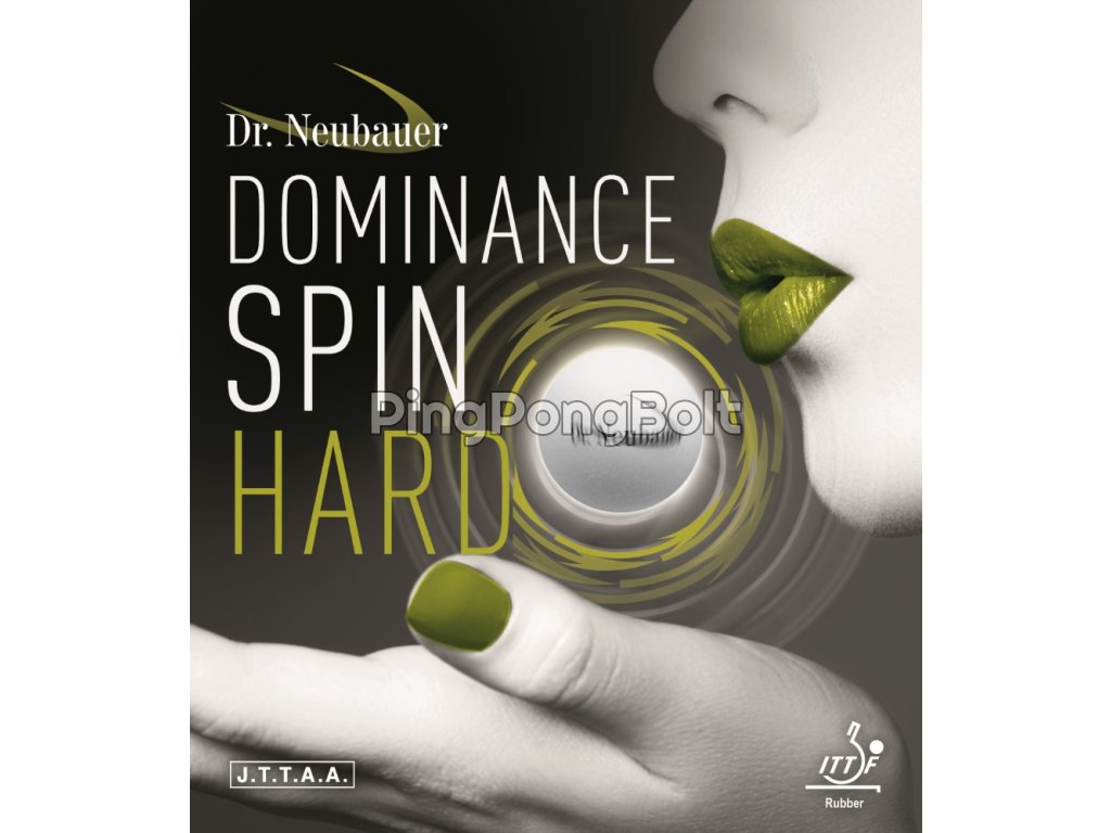 Borítás Dr. Neubauer DOMINANCE SPIN HARD (Borítás szín piros / RED, Szivacs vastagság 2,1 mm)