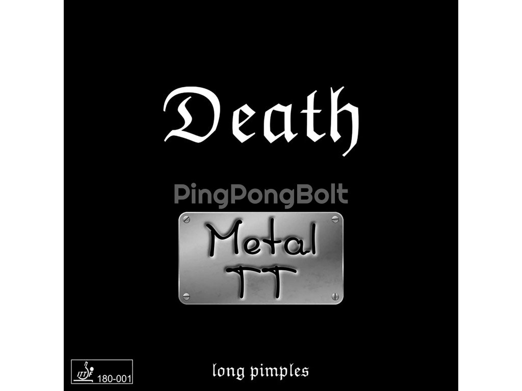 Borítás Metal TT Death (Borítás szín piros / RED, Szivacs vastagság OX/0 mm)