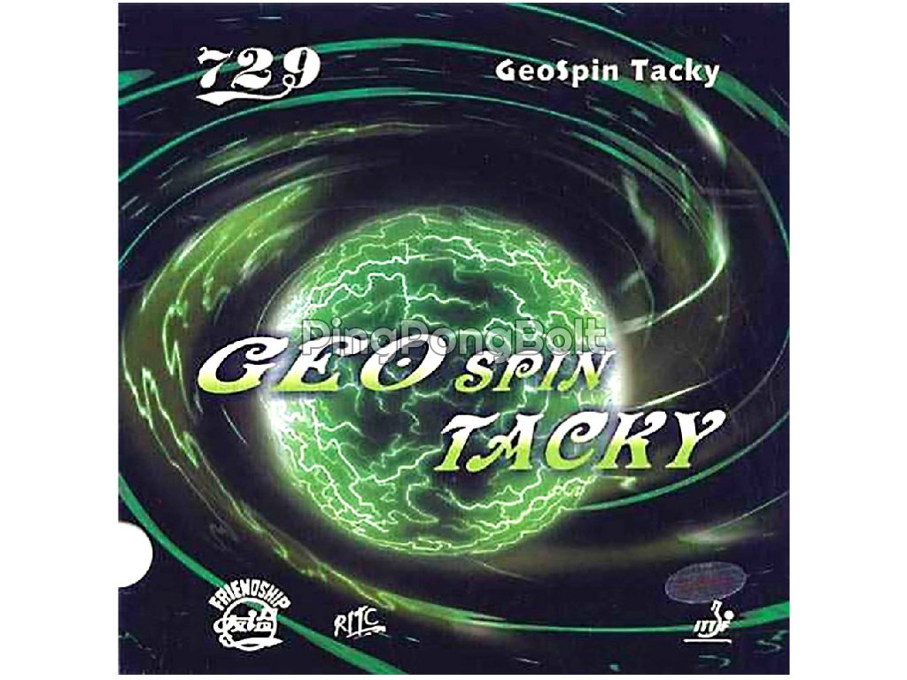 Borítás Friendship 729 GeoSpin Tacky (Borítás szín piros / RED, Szivacs vastagság 2,2 mm)